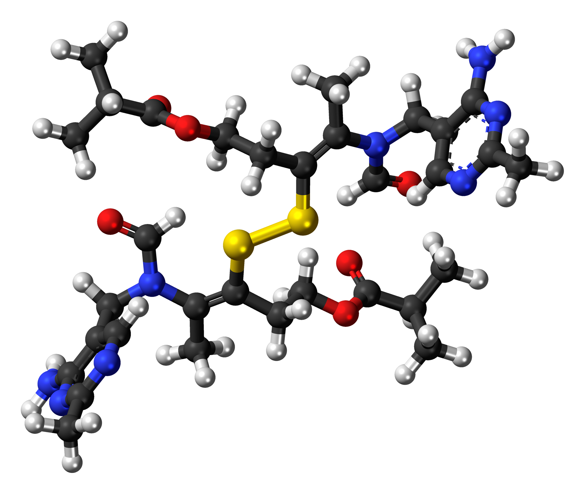 File:Sulbutiamine 3D ball.png — related to CJC-1295 Ipamorelin Tesamorelin BPC-157 (research use) TB-500